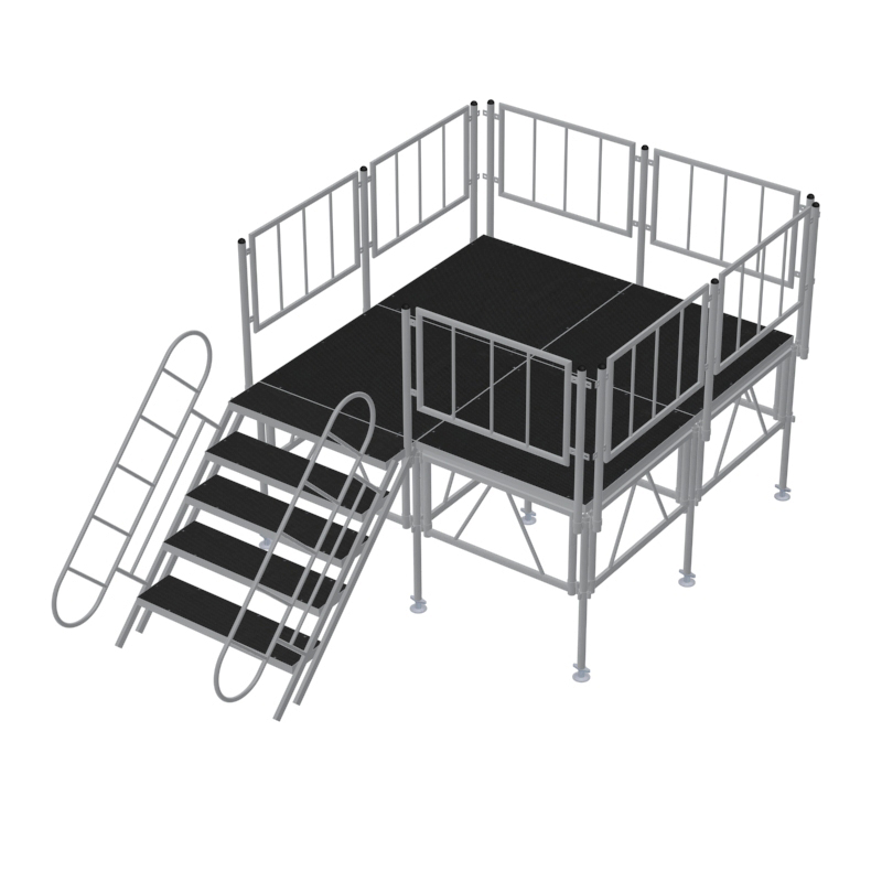 Gymnastics Beam Floor - Plataforma de escenario de aluminio con