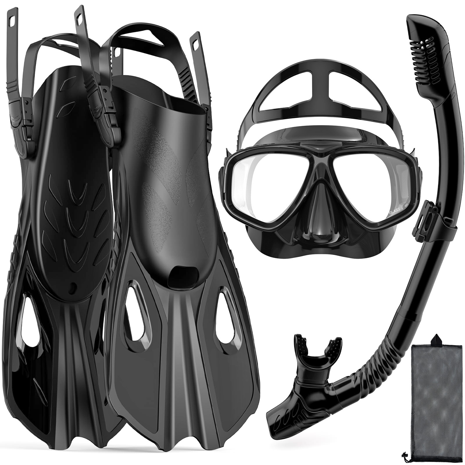 Swim Fin Short Blade - Máscara aletas juego de snorkel 4
