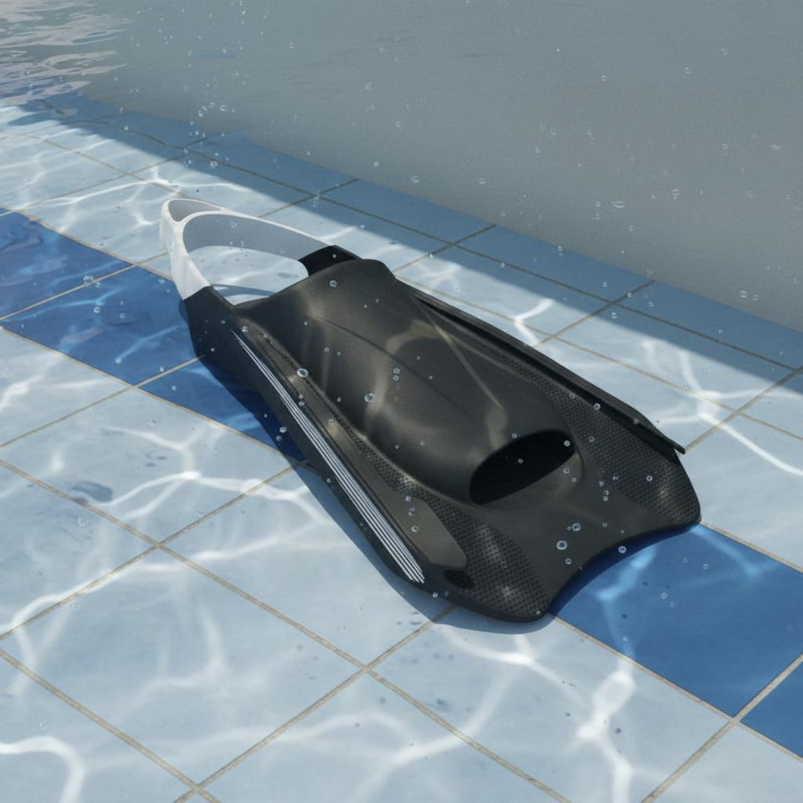 Swim Fin Short Blade - Aletas de Natación de Silicona, Aletas