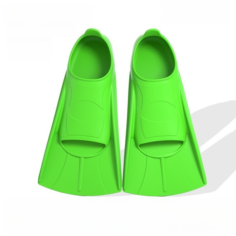 Swim Fin Short Blade - Zapatos de rana de silicona cortos