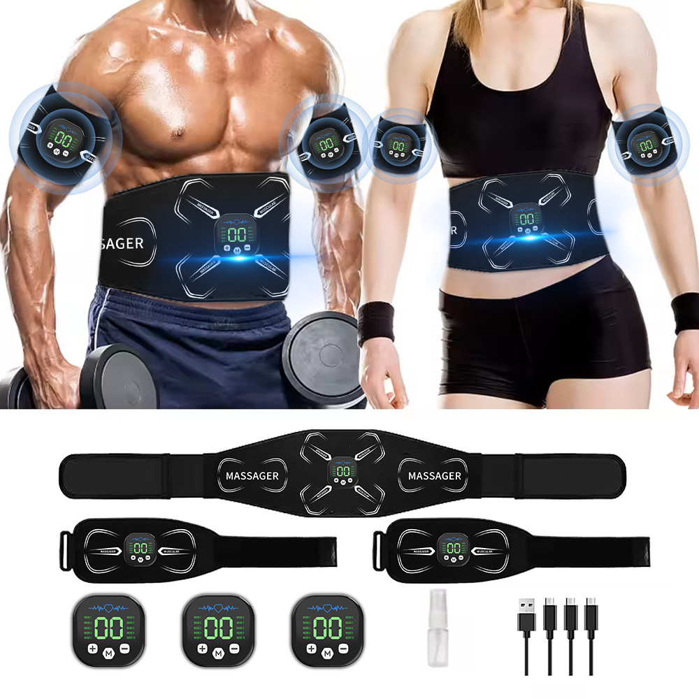 Sports Equipment Club - Estimulador Muscular EMS, Entrenador Abdominal, Tonificador