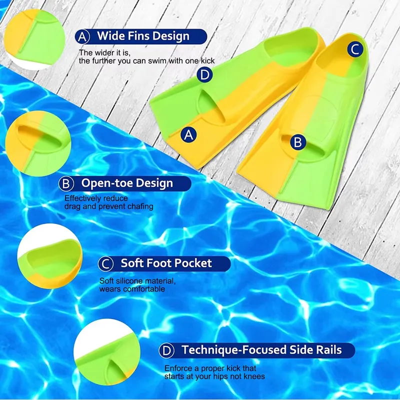 Aletas de Buceo Profesionales  - Swim Fin Short Blade reseña y precio