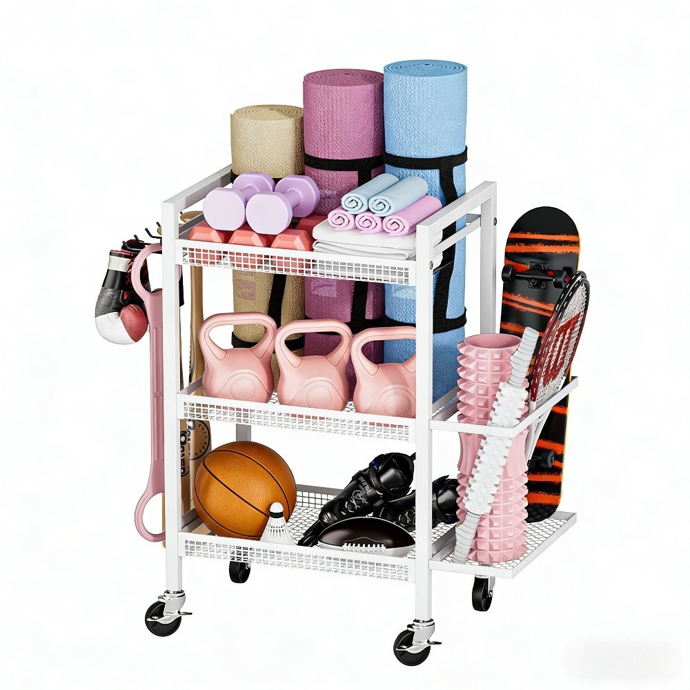 Caja de almacenamiento para pe - Sports Equipment Garage Storage reseña y precio