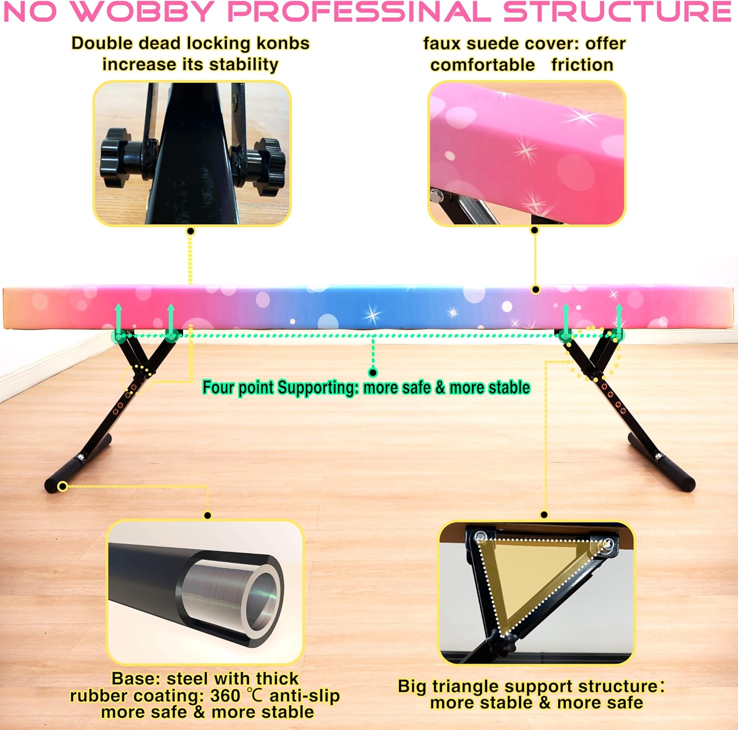 Tablero inclinado de gimnasia  - Gymnastics Beam Floor reseña y precio
