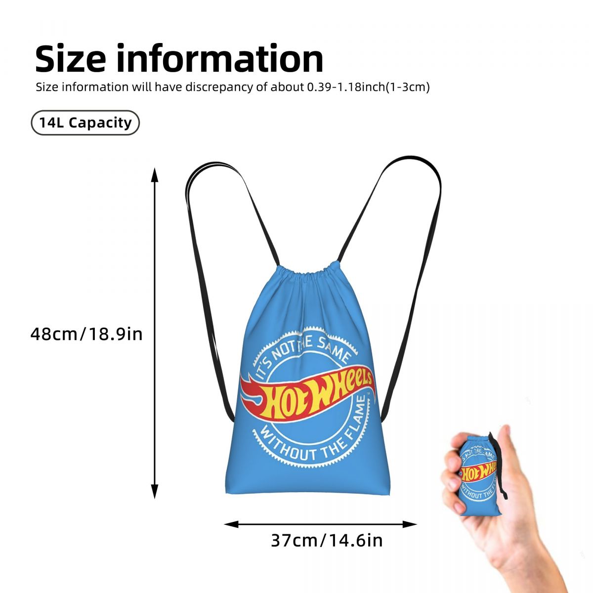 Mochila con cordón Hot Wheels  - Sports Equipment Bag With Wheels reseña y precio