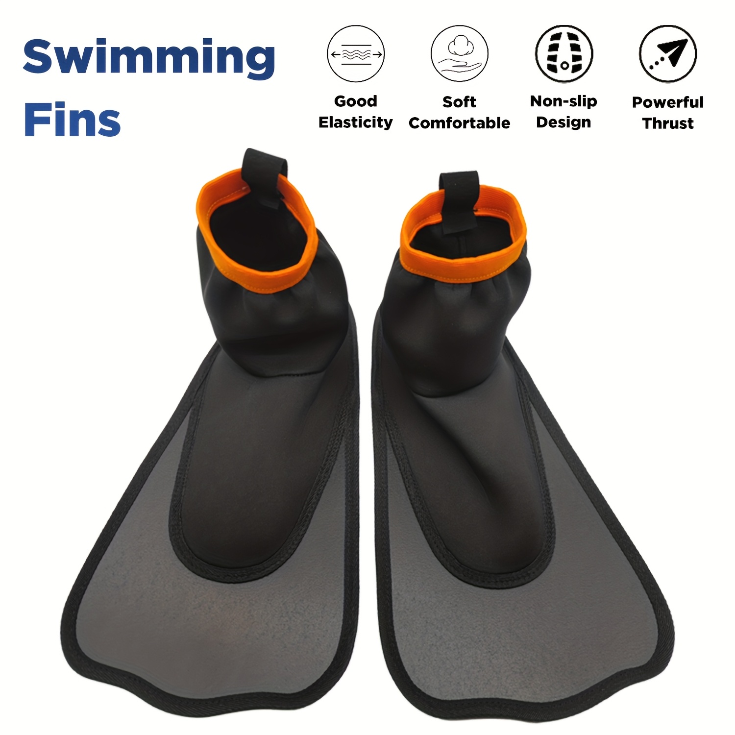 Aletas de snorkel, aletas de n - Swim Fin Short Blade reseña y precio