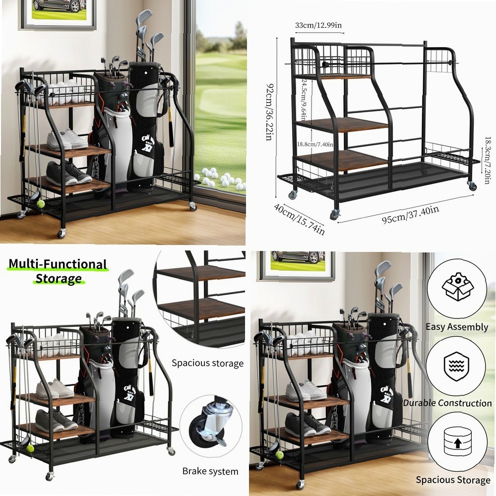 Carrito para Bolsas de Golf co - Sports Equipment Bag With Wheels reseña y precio