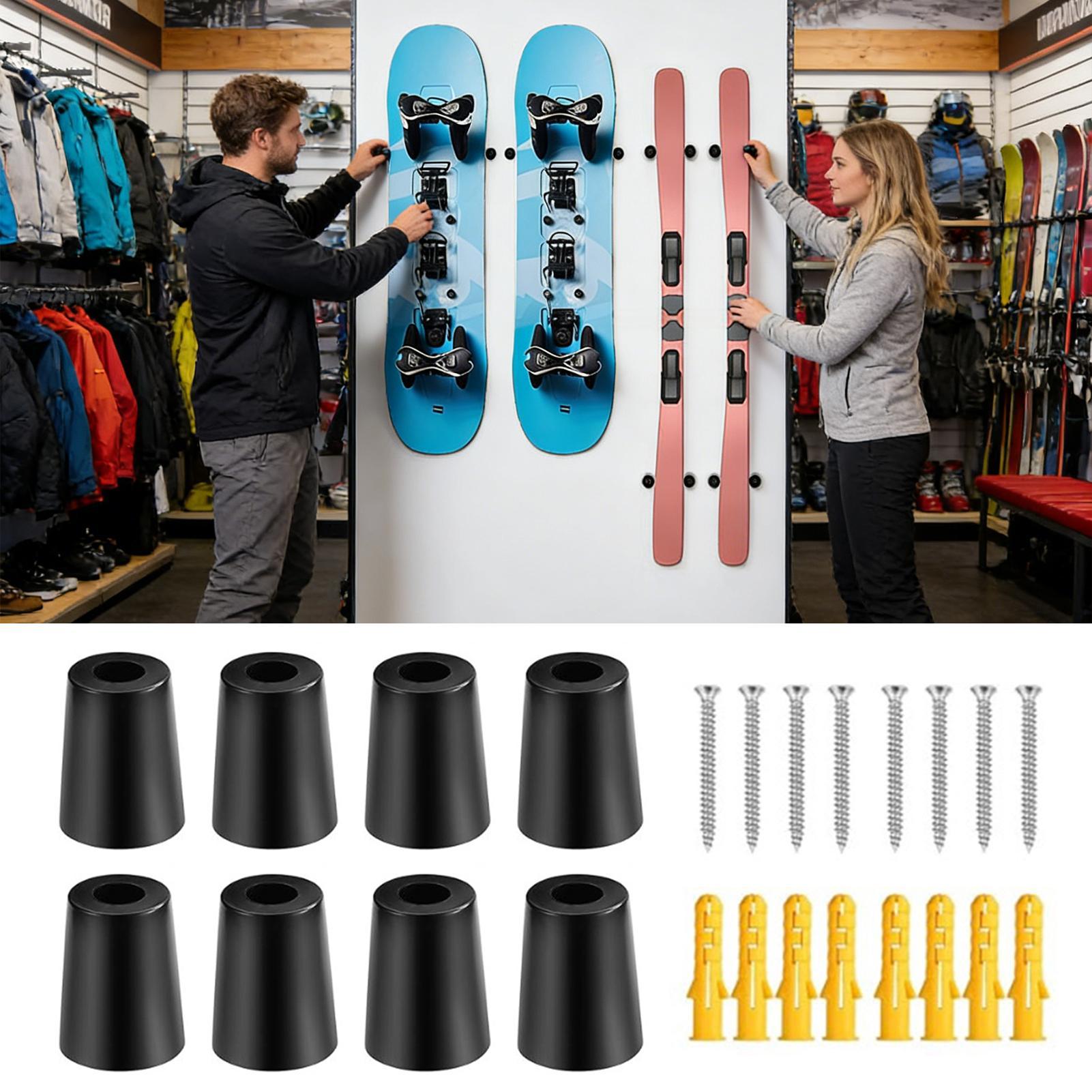 Soporte de pared para esquí, c - Sports Equipment Garage Storage reseña y precio