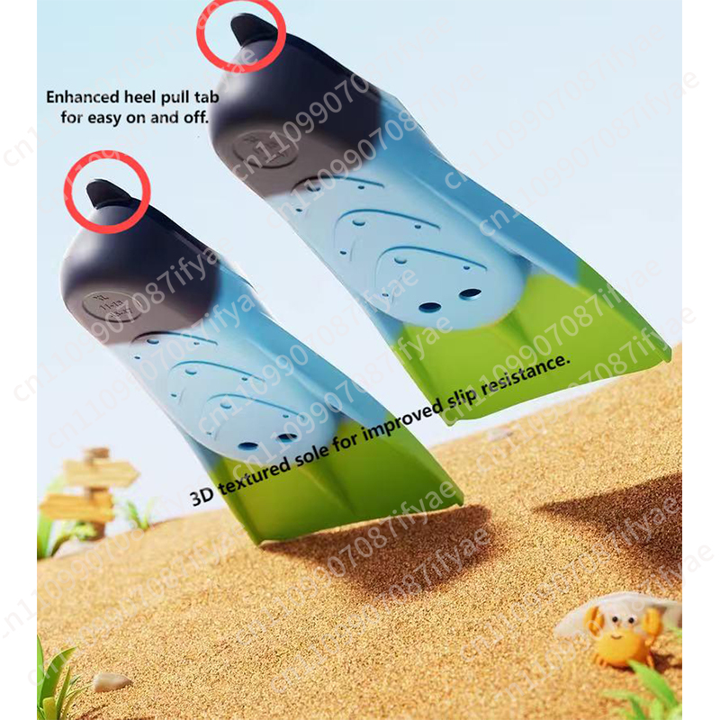 Aletas de snorkel de silicona  - Swim Fin Short Blade reseña y precio
