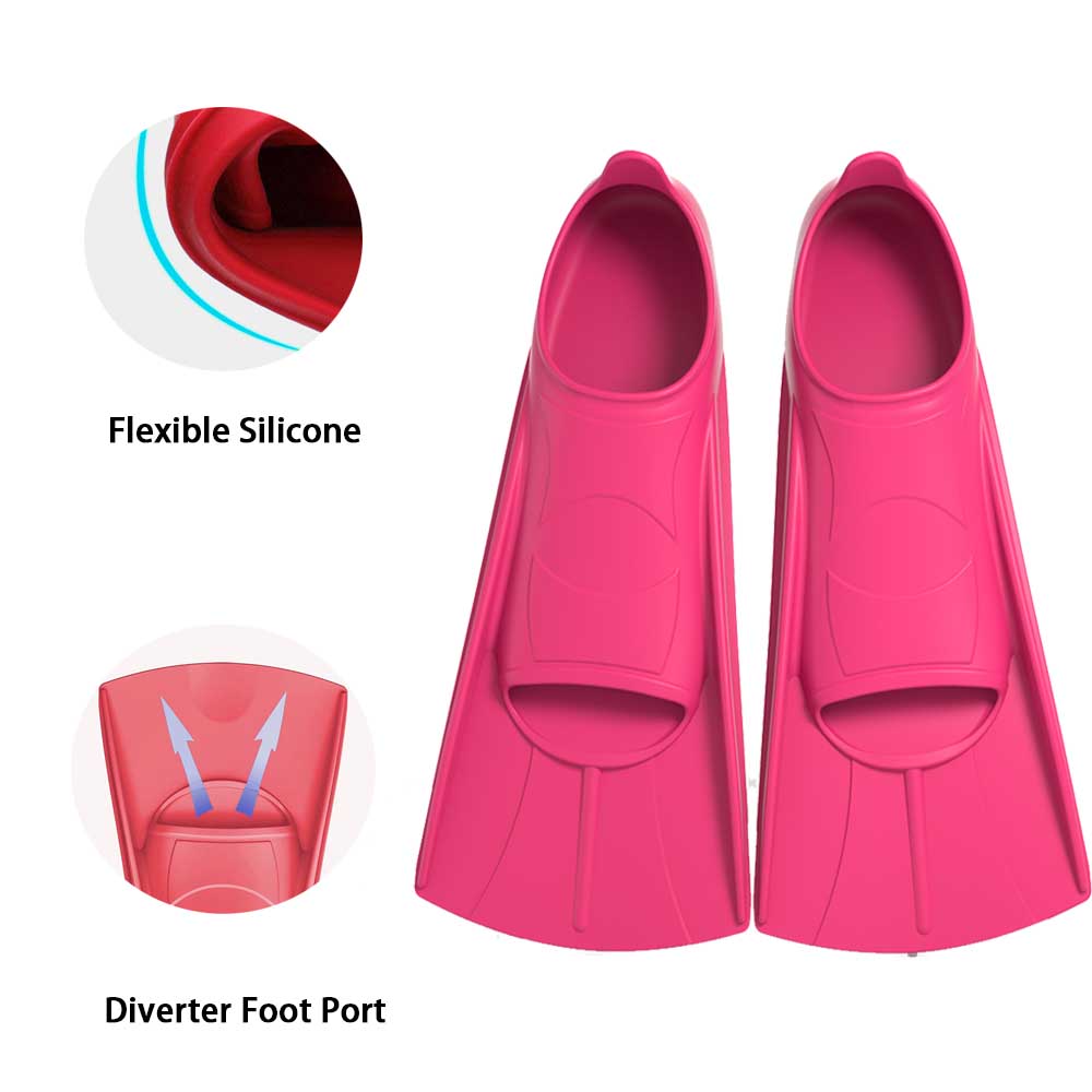 Aletas de natación de silicona - Swim Fin Short Blade reseña y precio